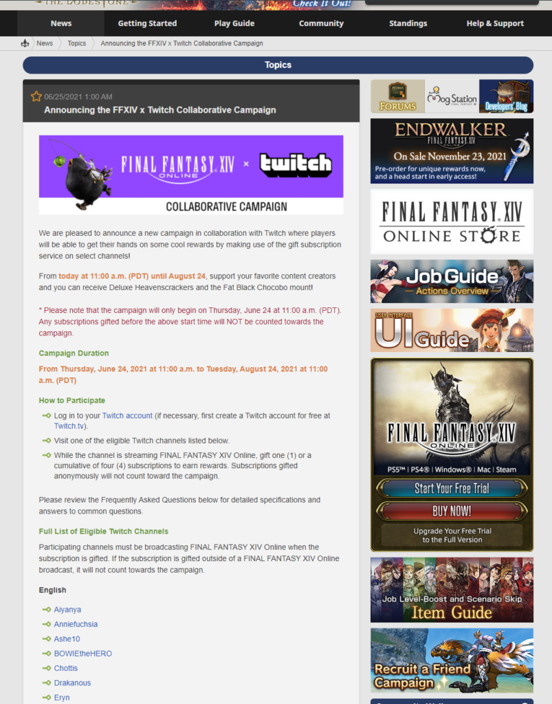 Ff14 Twitchコラボのでぶ黒チョコボの入手手順 雑食ゲームブログ 3